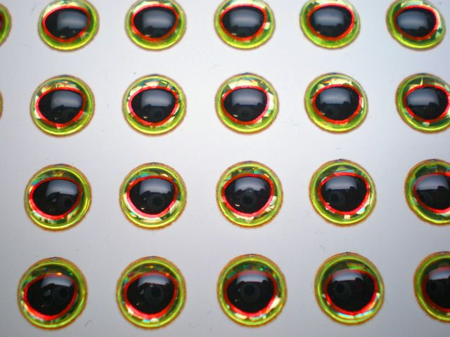 Featured image for “BOSS 100 pack Fish Eye chartreuse red ring”