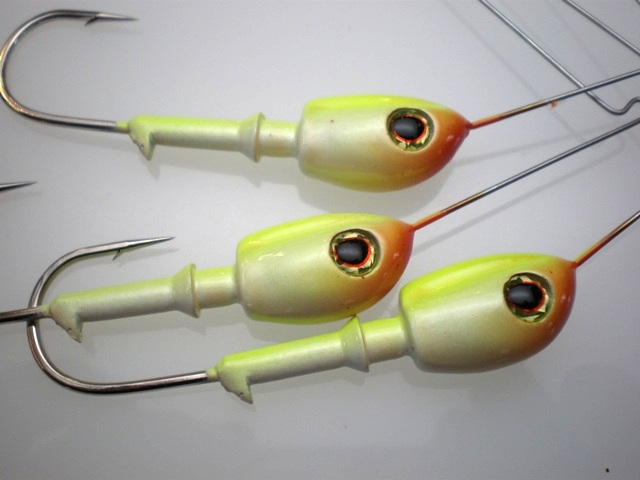 Featured image for “BOSS Shad Head Spinner Bait chartruse n white 2 pack”